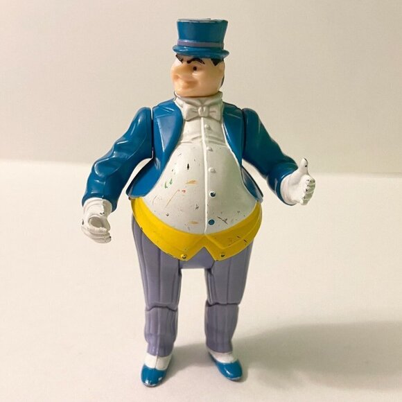 Vintage 1989 Batman Penguin Action Figure DC Comics 4 Inch  Tall Toy - Picture 9 of 12
